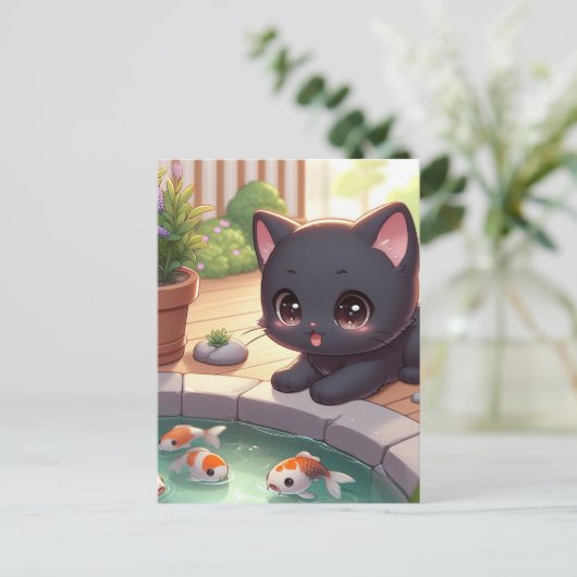 Hier Fishy! Briefkaart (Staand voorkant)