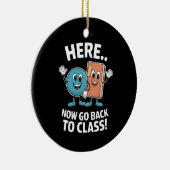 Hier ga je terug naar de klas school verpleegkundi keramisch ornament (Rechts)