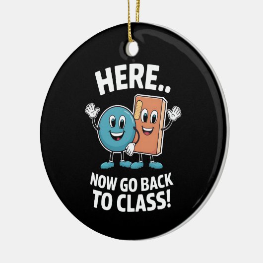 Hier ga je terug naar de klas school verpleegkundi keramisch ornament (Links)