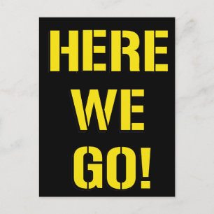 Hier gaan we briefkaart