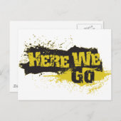 Hier gaan we briefkaart (Voorkant / Achterkant)