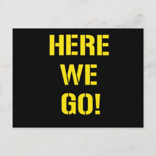 Hier gaan we briefkaart