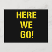 Hier gaan we briefkaart (Voorkant)