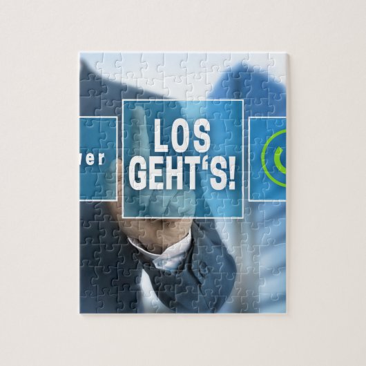 Hier gaan we het concept touchscreen (duits los ge legpuzzel (Verticaal)
