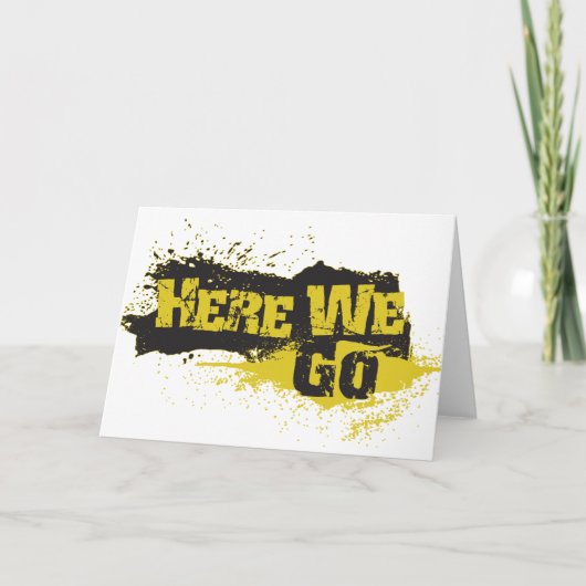 Hier gaan we kaart (Voorkant)