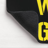 "Hier gaan we" Mousepad Muismat (Hoek)