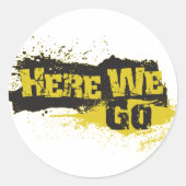 Hier gaan we ronde sticker (Voorkant)