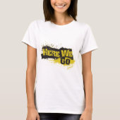 Hier gaan we t-shirt (Voorkant)
