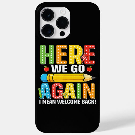 Hier gaan we weer, ik bedoel welkom terug Case-Mate iPhone case (Achterkant)