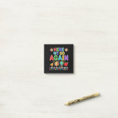Hier gaan we weer, ik bedoel welkom terug naar sch post-it® notes (Op bureau)