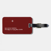 Hier gaan we weer... reisavonturen bagagelabel (Achterkant horizontaal)