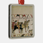 Hier gaat Duke William met Harold naar zijn Metalen Ornament (Rechts)