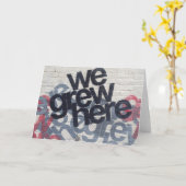 hier gegroeid kaart (Gele Bloem)