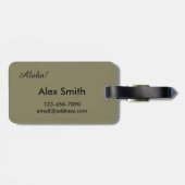 Hier Gone vandaag naar Maui | Funny Maui Hawaii Tr Bagagelabel (Achterkant horizontaal)