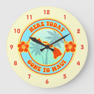 Hier Gone vandaag naar Maui Hawaii Grote Klok