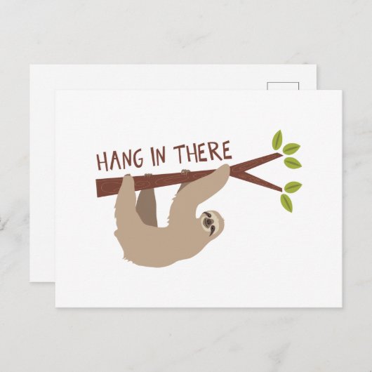 Hier hangen briefkaart (Voorkant / Achterkant)