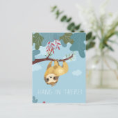 Hier hangen briefkaart (Staand voorkant)