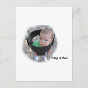 Hier hangen briefkaart