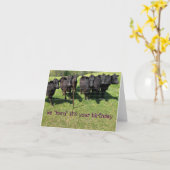 "Hier" Het is je verjaardag Kaart (Gele Bloem)