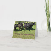 "Hier" Het is je verjaardag Kaart (Voorkant)