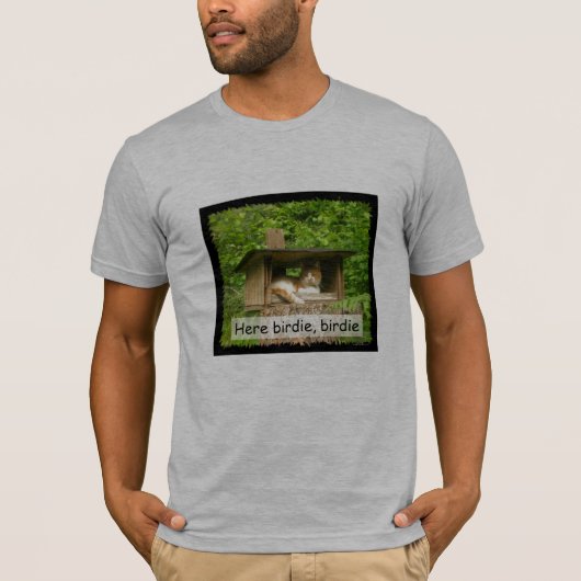 Hier hier birdie birdie t-shirt (Voorkant)