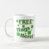 Hier Iers gratis hugs. Happy green clovers Koffiemok (Links)
