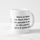 Hier in Nevada Grote Koffiekop (Voorkant rechts)