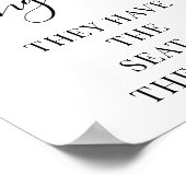 Hier is aan Onze Engelen Memorial Bruiloft Printab Poster (Hoek)