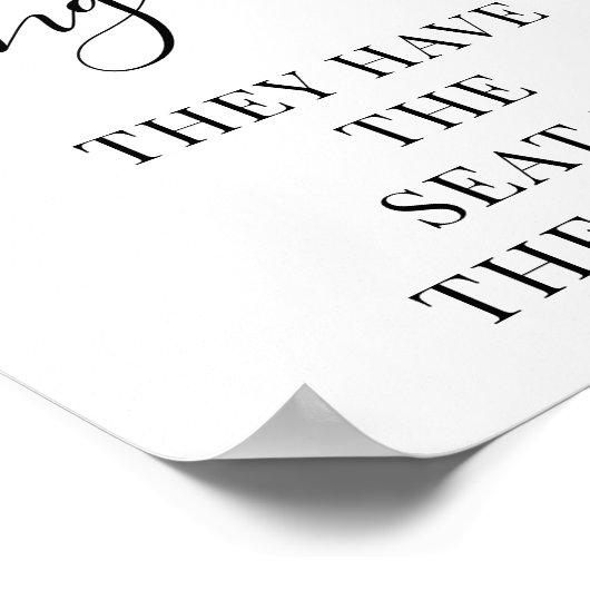 Hier is aan Onze Engelen Memorial Bruiloft Printab Poster (Hoek)