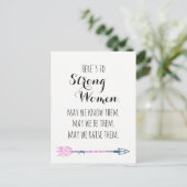 Hier is aan Sterk Briefkaart van de Pijl van het C (Staand voorkant)