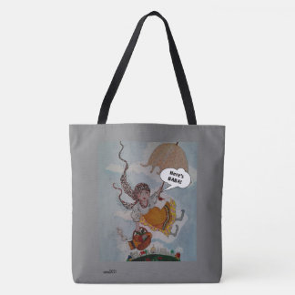 Hier is Baba Ukraine Folk Art Tote Bag