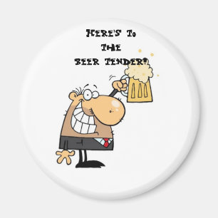 "Hier is de bierkant!" Magneet