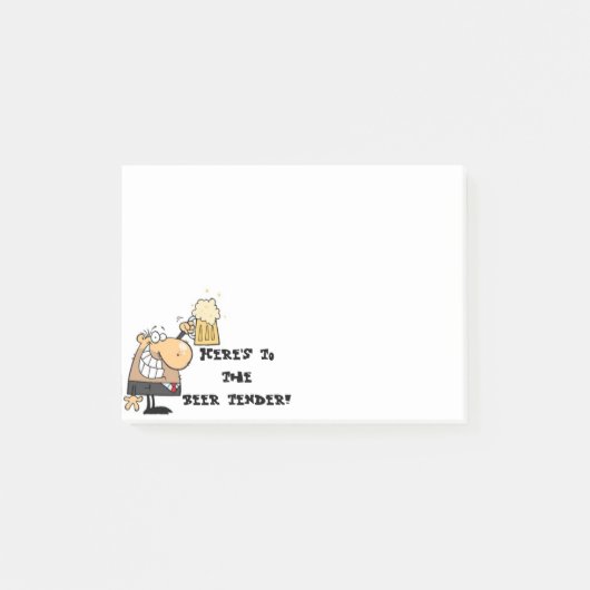 "Hier is de bierkant!" Post-it® Notes (Voorkant)