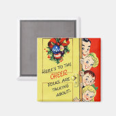 Hier is de Cheer  Magnet. Magneet (Voorkant / Achterkant)