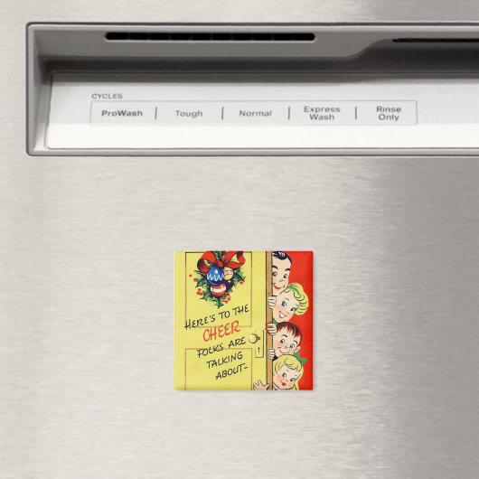 Hier is de Cheer  Magnet. Magneet (Insitu (Vaatwasser))