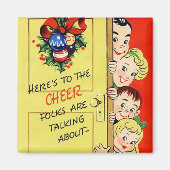 Hier is de Cheer Magnet. Magneet (Voorkant)