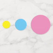 "Hier is de Confetti van de Kleur"Lijst (Achterkanten)