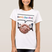 Hier is de deal t-shirt (Voorkant)