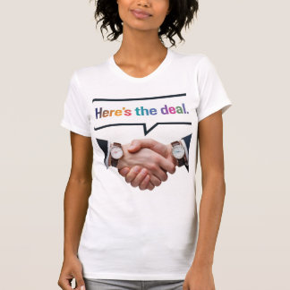 Hier is de deal t-shirt