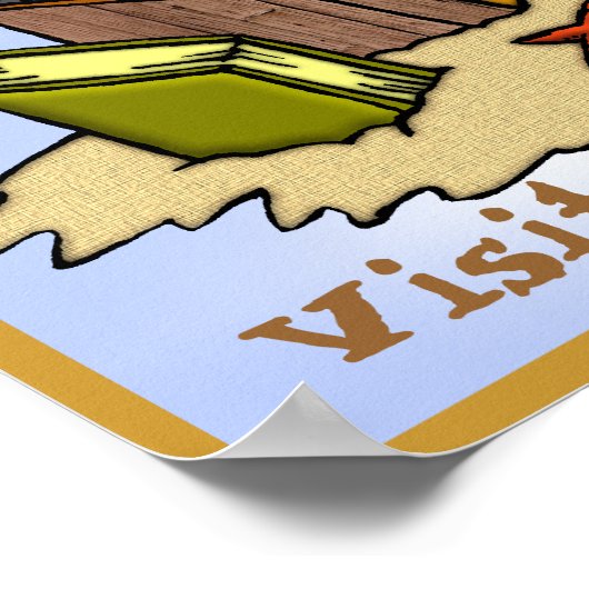 Hier is de echte schatkist! poster (Hoek)