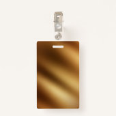 Hier is de glimlach achter mijn Masker Cursive Fau Badge (Achterkant met clip)