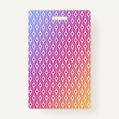 Hier is de glimlach achter mijn Masker Ombre Patte Badge (Achterkant)