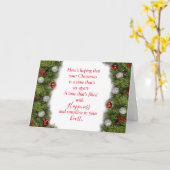 Hier is de hoop Gevouwen Kerstmis Wenskaart Kaart (Gele Bloem)
