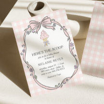 Hier is de Ijsje Roze IJscrème Sundae Baby Shower