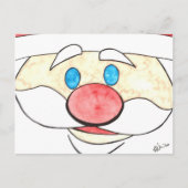 Hier is de kerstman! feestdagenkaart (Voorkant)