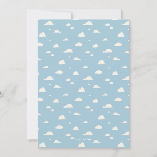 Hier is de primeur IJs verjaardagsuitnodiging Kaart (Achterkant)