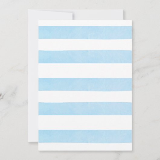 Hier is de Scoop Baby shower (Boy) Invitation Kaart (Achterkant)