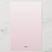 Hier is de Scoop Floral Ice Cream Cone Stationery Briefpapier (Achterkant)