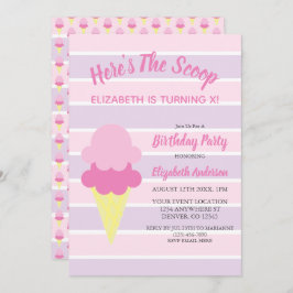 Hier is de Scoop Ice Cream Summer Birthday Kaart