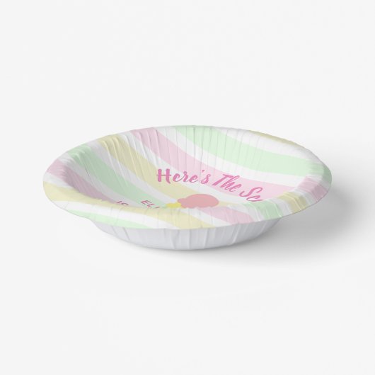 Hier is de Scoop Ice Cream Summer Birthday Papieren Kommen (Gebogen)